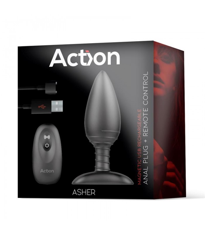 Asher Plug Anal Con Control Remoto Usb Magn Tico