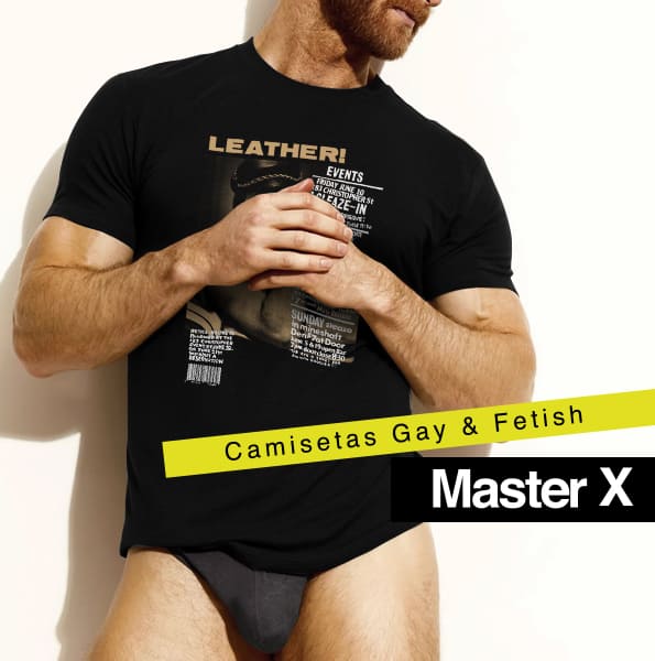 Camisetas Gay Fetish Master X