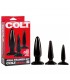 Colt Anal Trainer kit 3 plugs entrenamiento anal