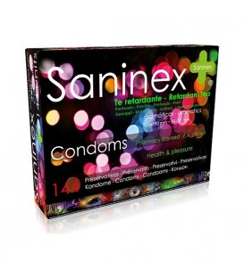 Saninex Preservativos Té efecto retardante ultra resistentes