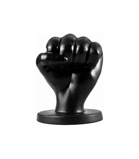 FF Fisting All Black Plug Grande 16,5 cm vinilo negro