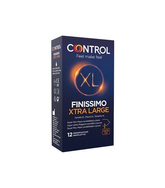 Preservativos Finissimo Extra Large 12 Uds Control