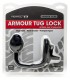 Armour Tog Lock Anillo on Plug Anal Negro Perfect Fit
