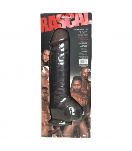 Rascal Black Balled Dildo XXL 30.5 cm