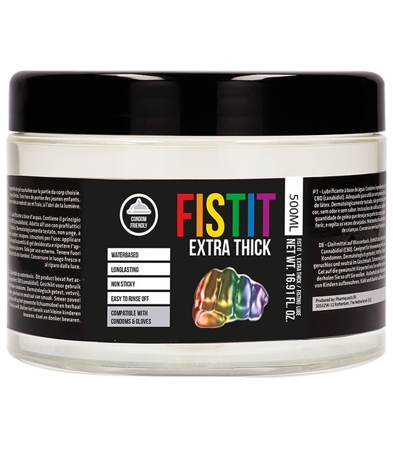 Rainbow Fist It Extra Thick Lubricante 500 ml 