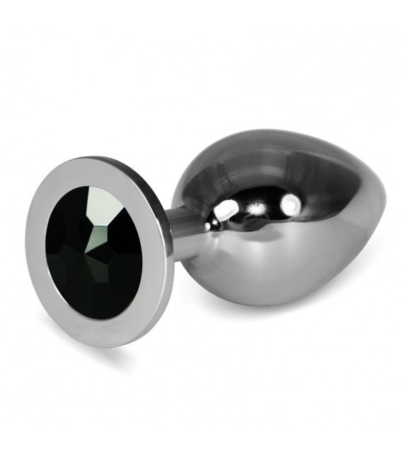 Lovetoy Plug Anal Metal RoseBud Classic con Joya Talla L