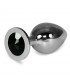 Lovetoy Plug Anal Metal RoseBud Classic con Joya Talla L