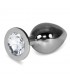 Lovetoy Plug Anal Metal RoseBud Classic con Joya Talla L