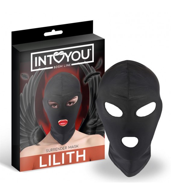 Lilith Máscara BDSM con Abertura en la Boca y Ojos