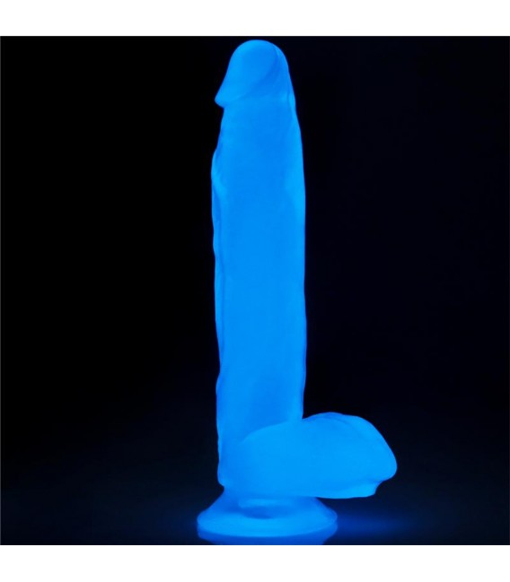 Lovetoy Dildo Lumino 26 cm Luz Azul