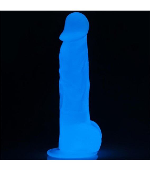 Lovetoy Dildo Lumino 21.5 cm Luz Azul