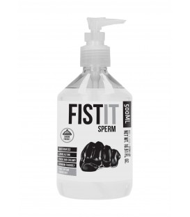 Fist-It Sperm Lubricante Semen Blanco Fisting Base Agua 500ml Pump