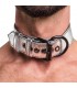 Collar Correa Bondage Metalizado