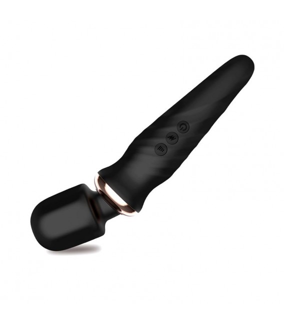 Noah wand masajeador silicona USB negro
