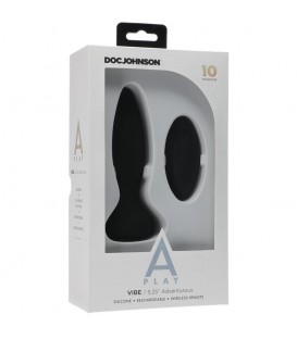 Plug Anal Control Remoto Vibe Adventurous Negro