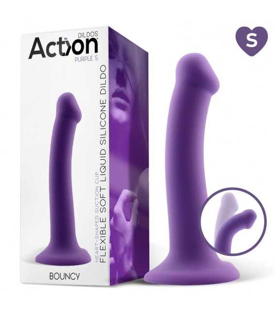 Bouncy Dildo Silicona Líquida Hiper Flexible 6.5"