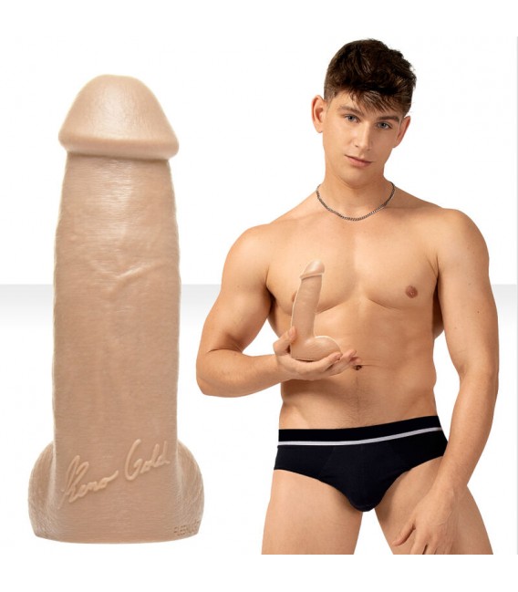 Dildo Pornstar Reno Gold 19 cm Fleshjack