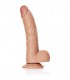 Real Rock Curved Balls Dildo 8"