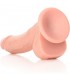 Real Rock Curved Balls Dildo 8"