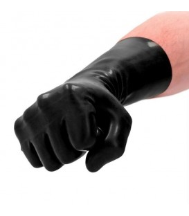 Fist It guantes negros de latex para fisting
