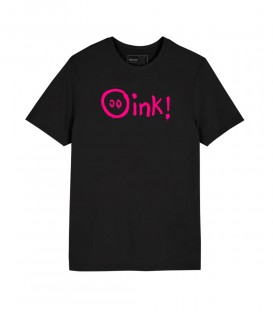 OINK! Camiseta negra Diseño Gay Pig Fetish