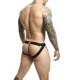 MOB DNGEON JOCKSTRAP CHAINLINK LEATHER GRIS