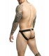 MOB DNGEON JOCKSTRAP CHAINLINK LEATHER GRIS