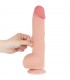 DILDO DUAL DENSITY PIEL DESLIZANTE 9.5"