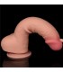 DILDO DUAL DENSITY PIEL DESLIZANTE 9.5"