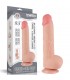 DILDO DUAL DENSITY PIEL DESLIZANTE 9.5"