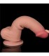 DILDO DUAL DENSITY PIEL DESLIZANTE 8"