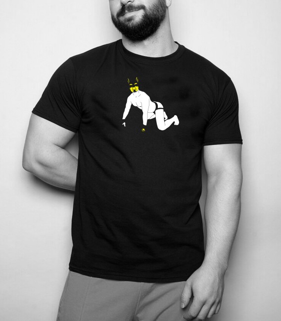 Camiseta Gay Puppy Play BDSM Fetish