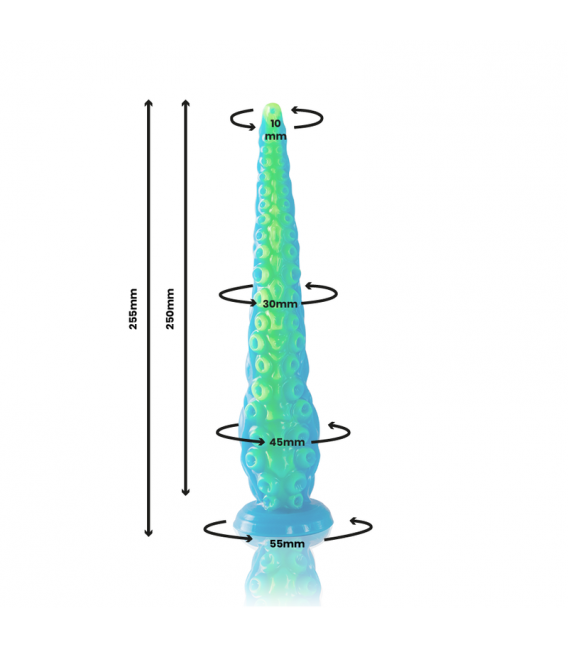 Scylla Dildo Tentáculo Fluorescente de Silicona Epic