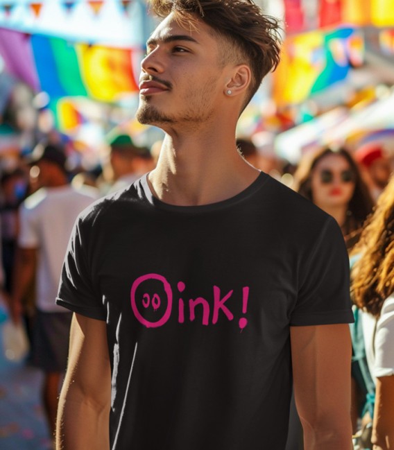 Camiseta OINK Gay Pig Fetish Gay