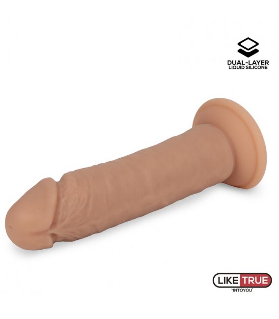 Dildo Realista Silicona Dual Layer 8" Liketrue