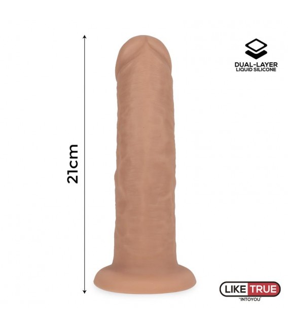 Dildo Realista Silicona Dual Layer 8.25" Liketrue