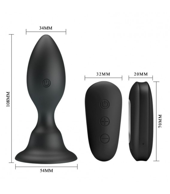 Plug Anal vibrador Control Remoto Mr Play