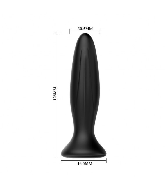 Plug Anal Vibrador Recargable Control Remoto Mr Play