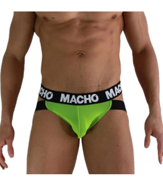 SUSPENSORIO MACHO VERDE NEON MX28FA