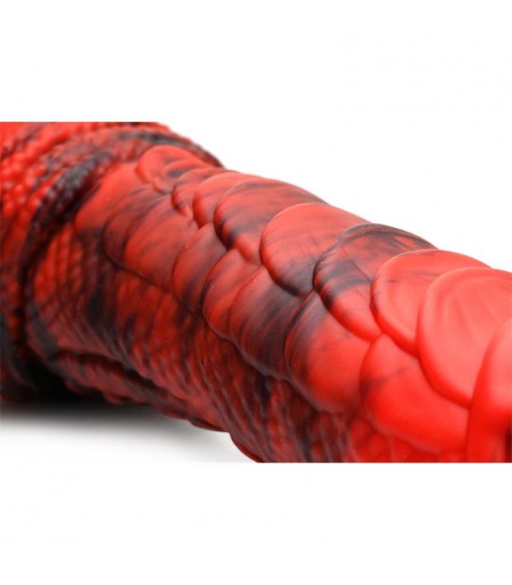 FIRE DRAGON RED SCALY DILDO DRAGÓN