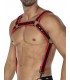 NEO ARNÉS DE PECHO NEON RED CUT4MEN H4RNESS