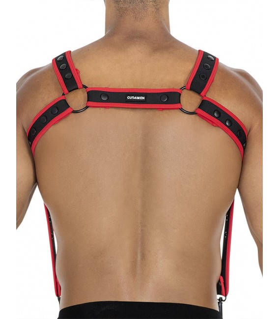 NEO ARNÉS DE PECHO NEON RED CUT4MEN H4RNESS