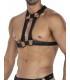 4WAY ARNÉS DE PECHO NEGRO CUT4MEN H4RNESS