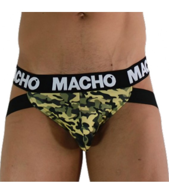 SUSPENSORIO MACHO MILITAR VERDE MX28MV