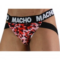 SUSPENSORIO MACHO MILITAR ROJO MX28MR