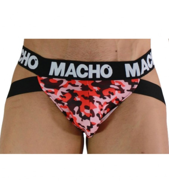 SUSPENSORIO MACHO MILITAR ROJO MX28MR