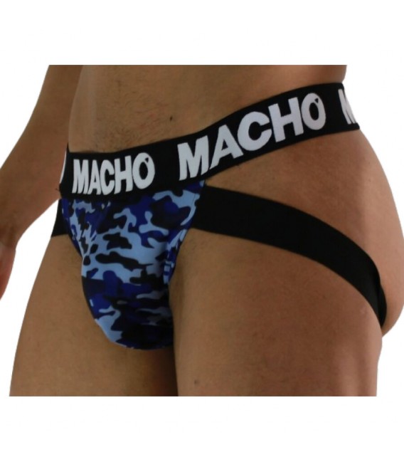 SUSPENSORIO MACHO MILITAR AZUL MX28MA