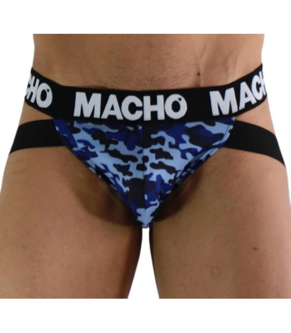 SUSPENSORIO MACHO MILITAR AZUL MX28MA