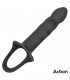 ARNÉS STRAP-ON DILDO HUECO PREMIUM NEGRO