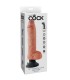 King Cock Pene Vibrador con testículos 25 cm